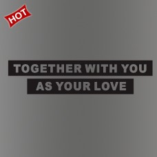 Together With You As Your Love Heat Transfers Vinyl
